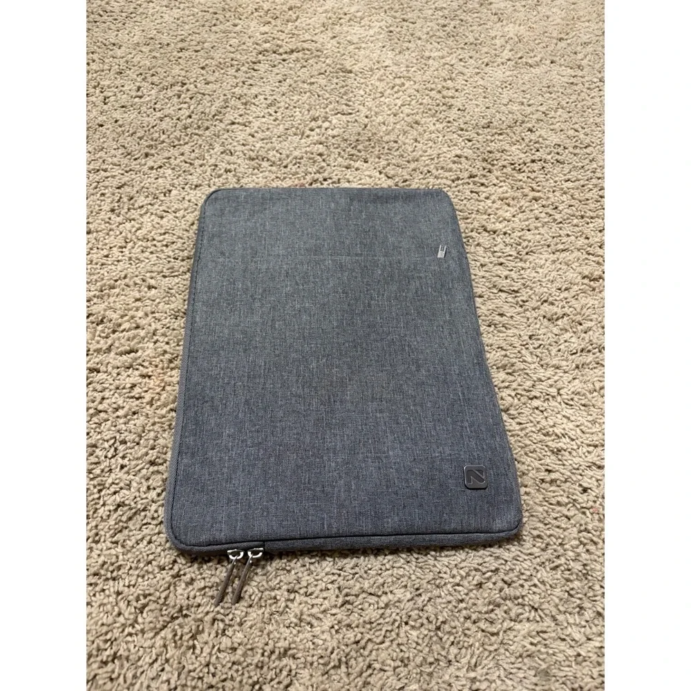 New Laptop Sleeve 13 inch, Gray Laptop Case with Accessory Pocket